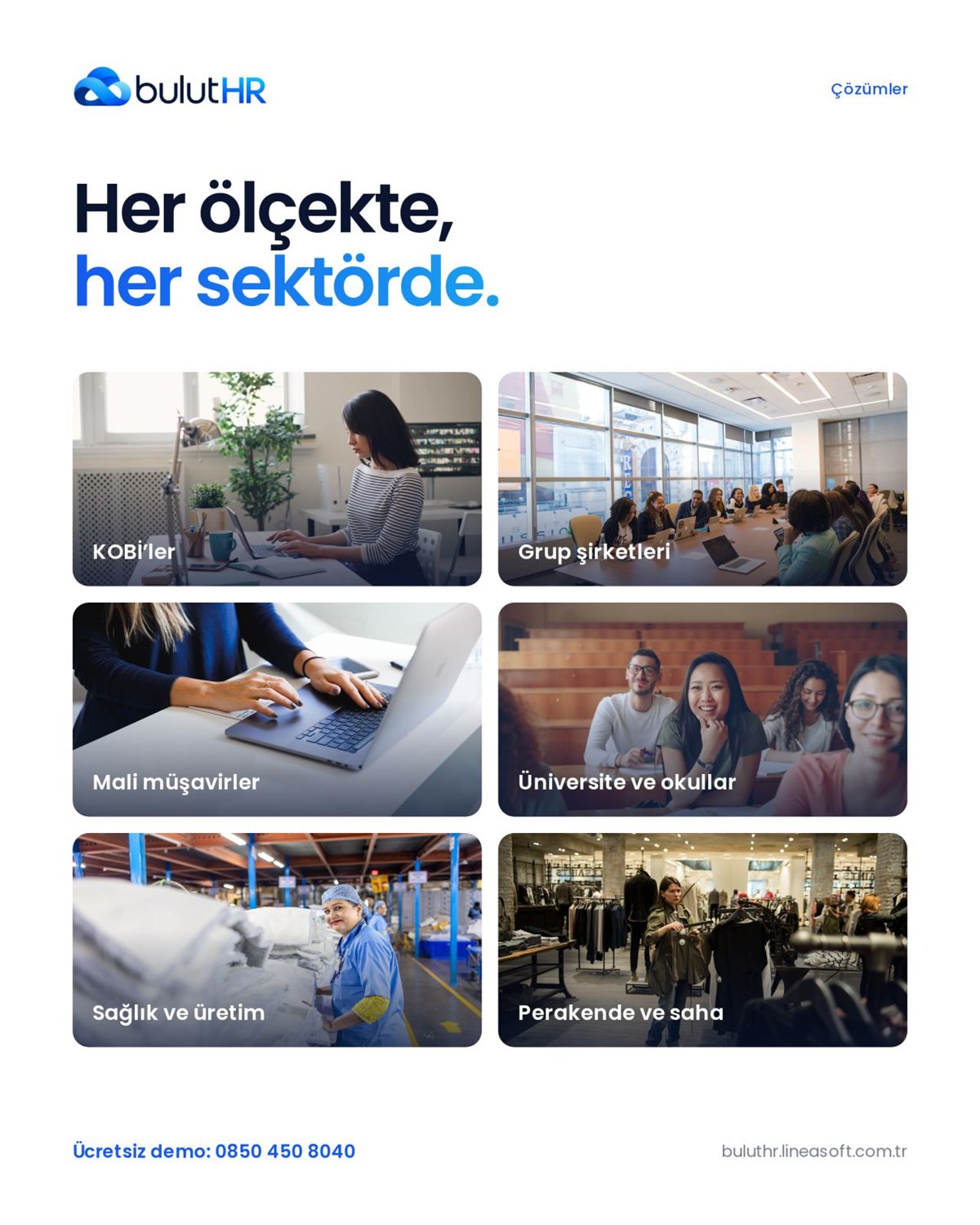 Bulut HR yönetim paneli ekranı