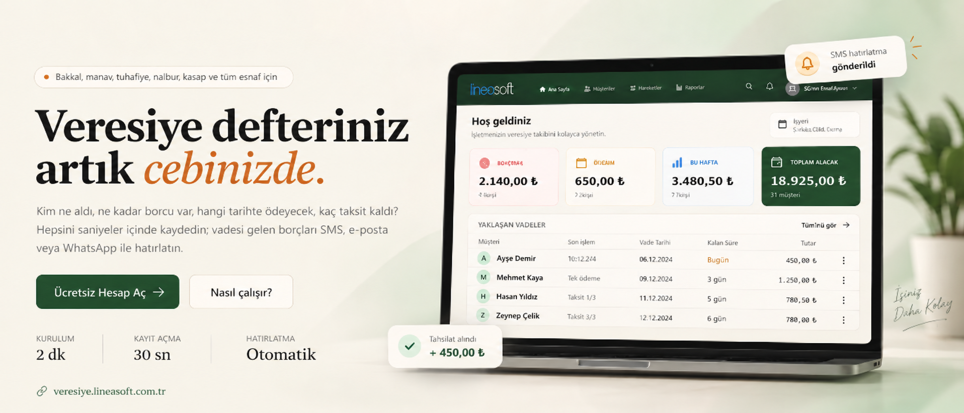 Veresiye Defteri ekran görüntüsü 3